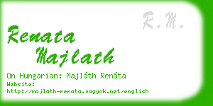 renata majlath business card